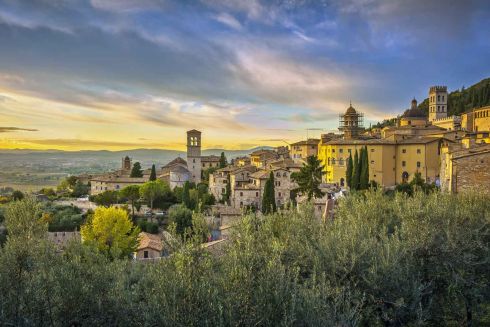 Assisi town Perugia Umbria