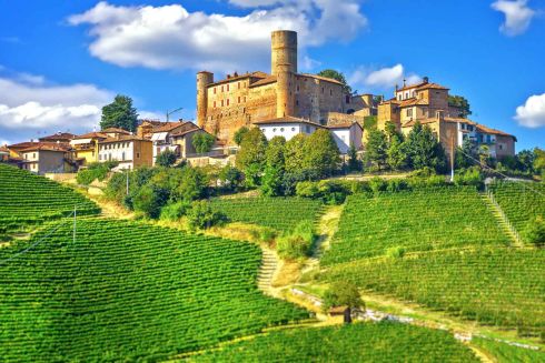 Castiglione Falletto village, Unesco Site, Piedmont, Northern Italy